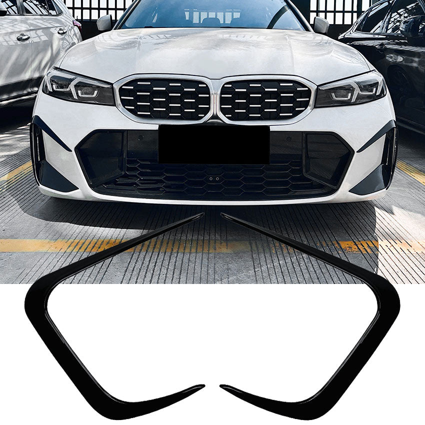 Frontspoiler Hochglanz Schwarz für BMW 3er G20 G21 LCI ab 07/2022 mit M-Sport Paket