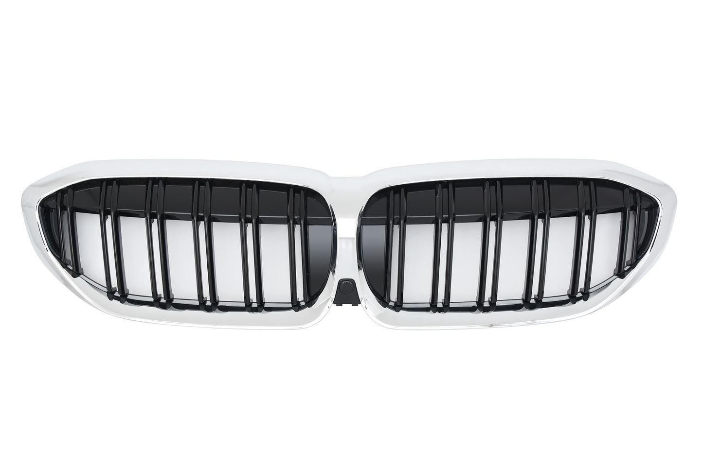 Sport Nierengrill Doppelsteg schwarz Chrom für BMW 3er G20 G21 2019-2022 vor-LCI