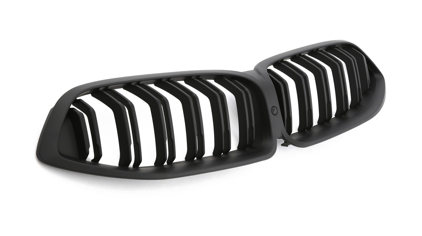 Sport Doppelsteg Nierengrill matt schwarz passend für BMW 8er G14 G15 G16 2018-2022 vor LCI
