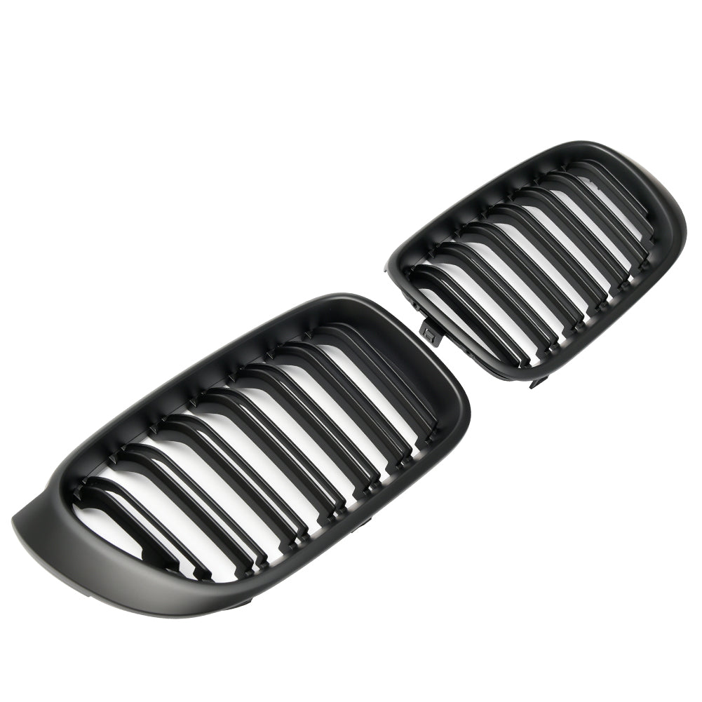 Sport Doppelsteg Nierengrill matt schwarz für BMW X3 F25 LCI & X4 F26