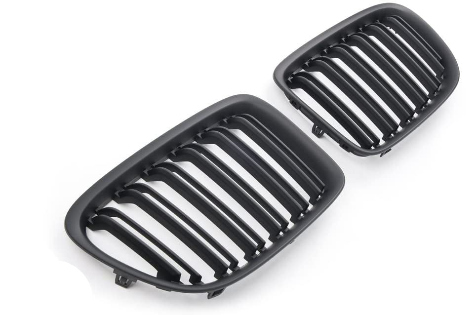 Sport Nierengrill Doppelsteg matt schwarz für BMW X1 E84 2009-2015