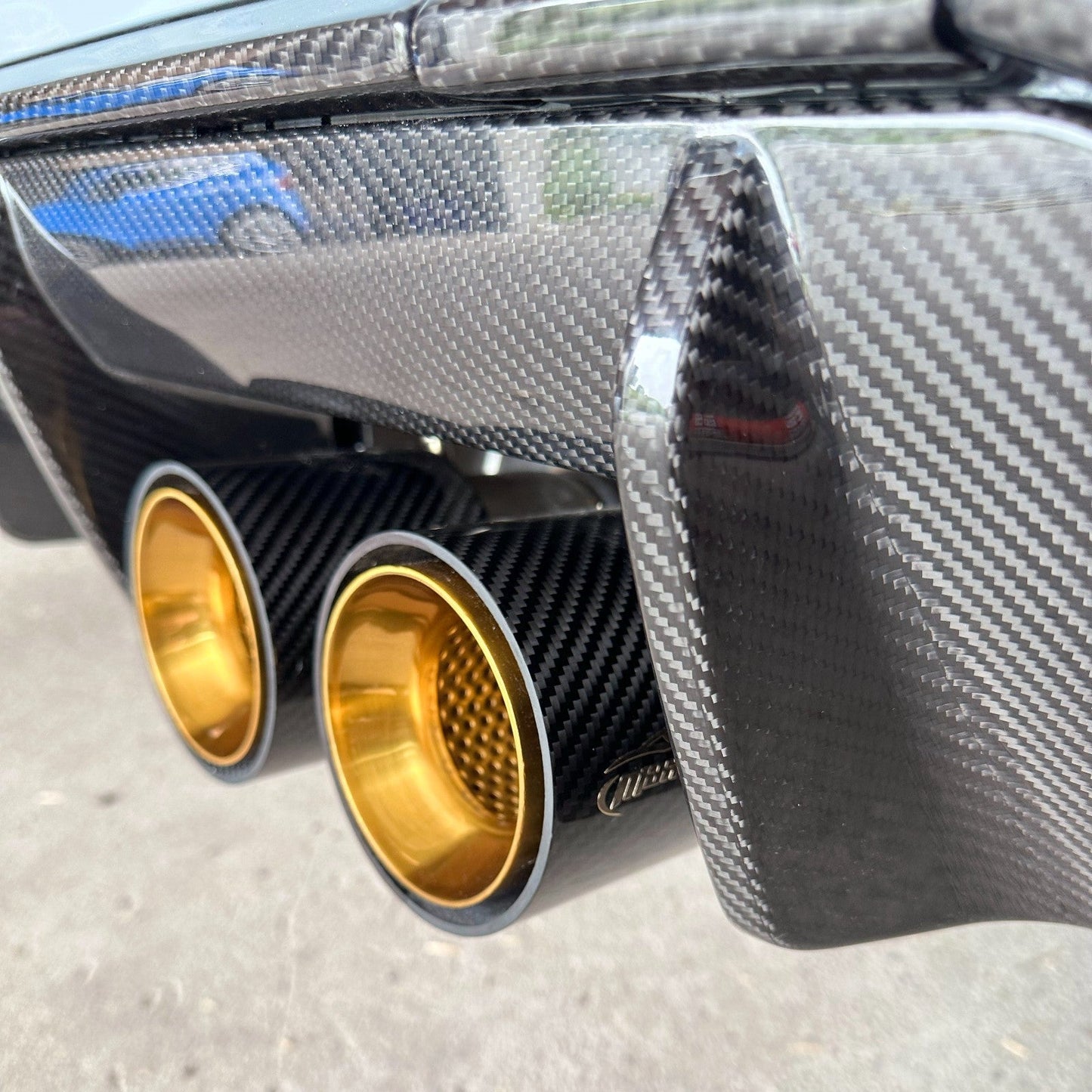 Carbon Endrohrblenden für BMW M2 M3 M4 - G8X
