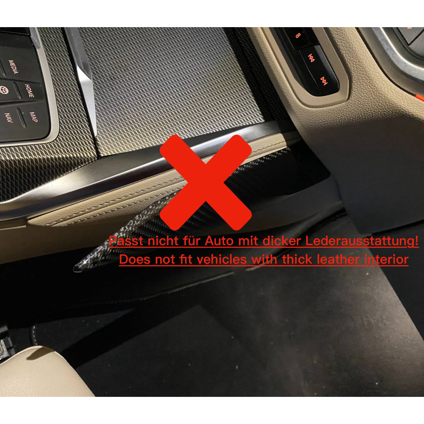 Dry Carbon Mittelkonsolen Blenden für BMW G20 G21 G22 G23 G26 G42 G80 G81 G82 G83 G87