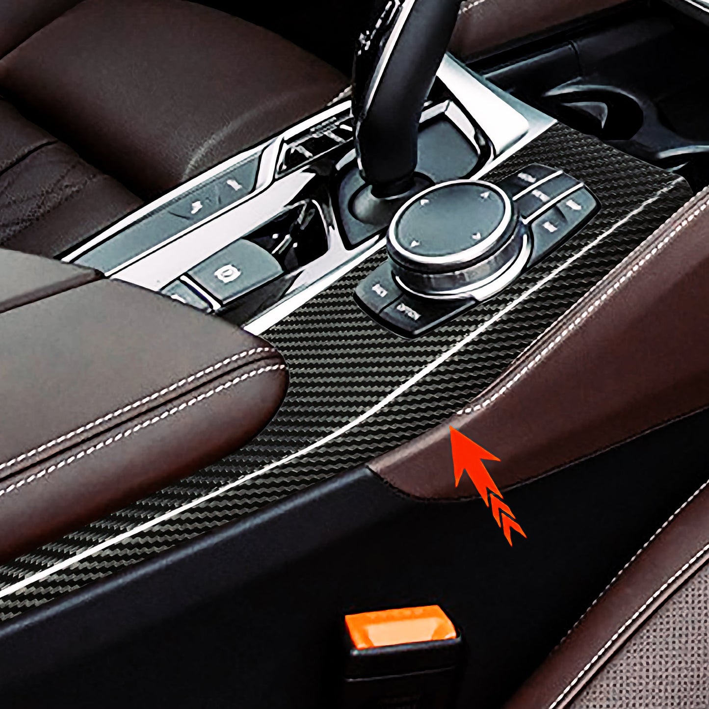 Dry Carbon Lange Mittelkonsole für BMW 5er G30 G31 6er G32 M5 F90