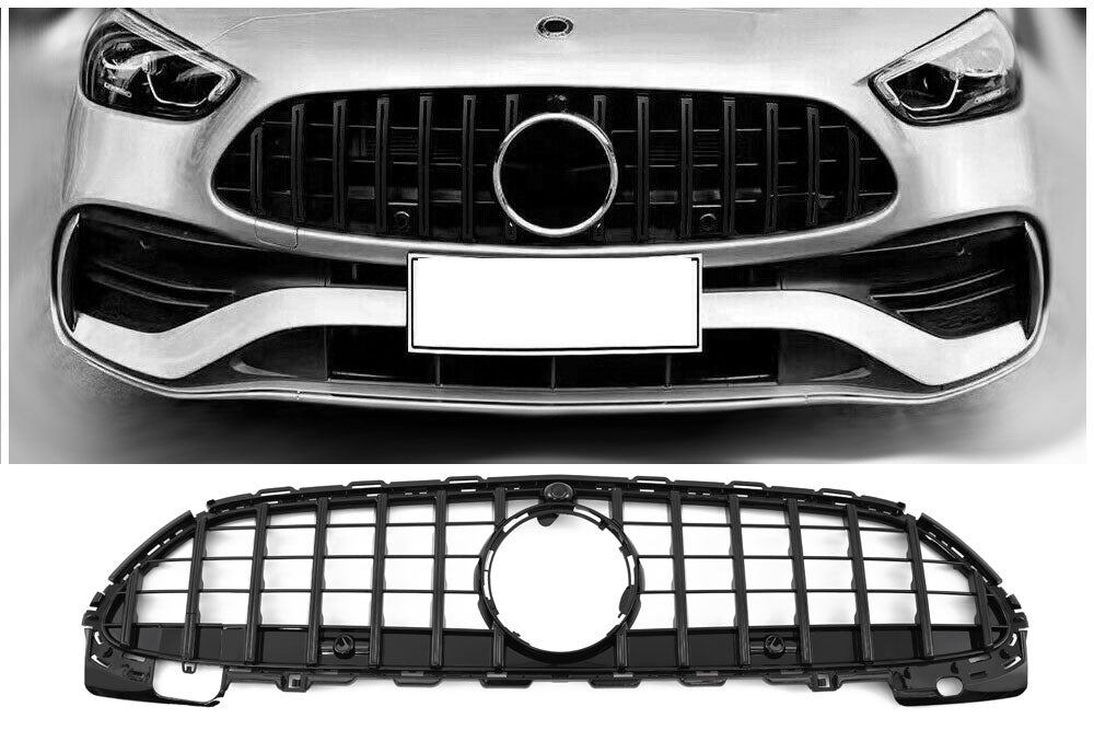 Sport Panamericana GT Kühlergrill hochglanz schwarz für Mercedes W206/S206 AMG-Line ab 06/2021
