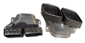 Auspuffblenden Satz verchromt für MDS-Diffusor 206600