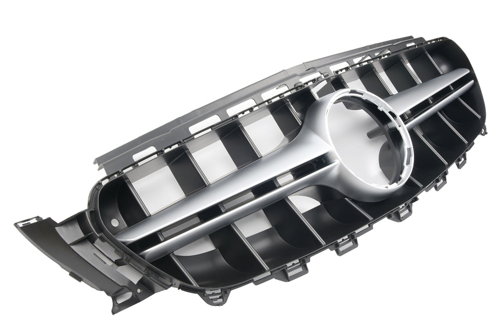 Sport Kühlergrill silber für Mercedes E-Klasse W213/S213/C238/A238 2017-2020