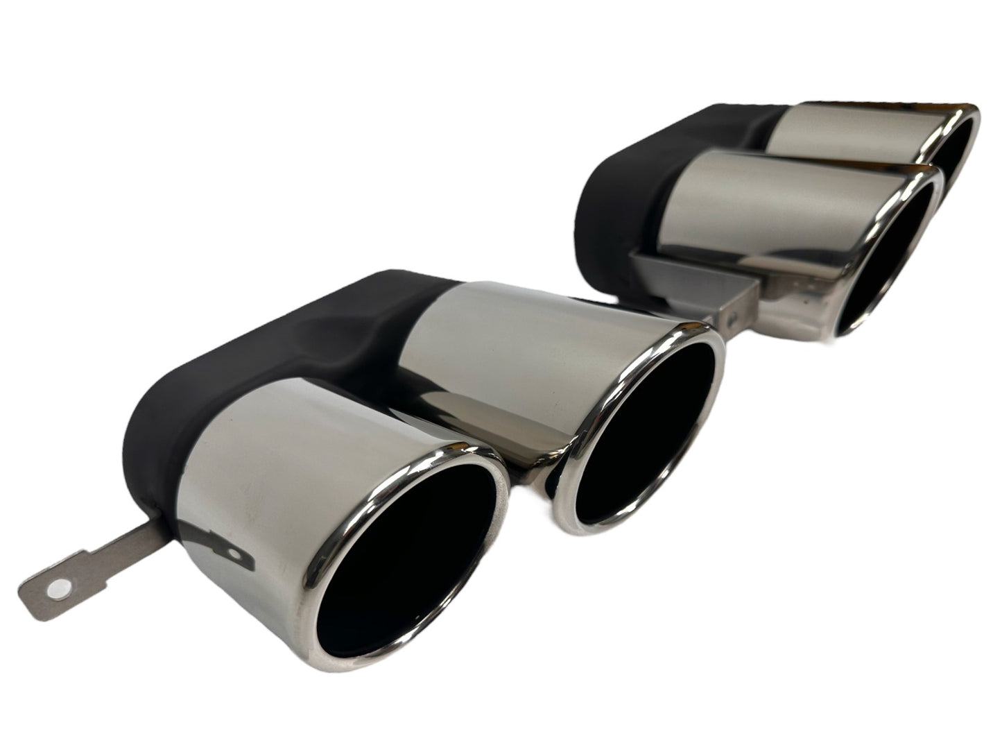 Auspuffblenden Satz verchromt Edelstahl für Diffusor MDS-320500