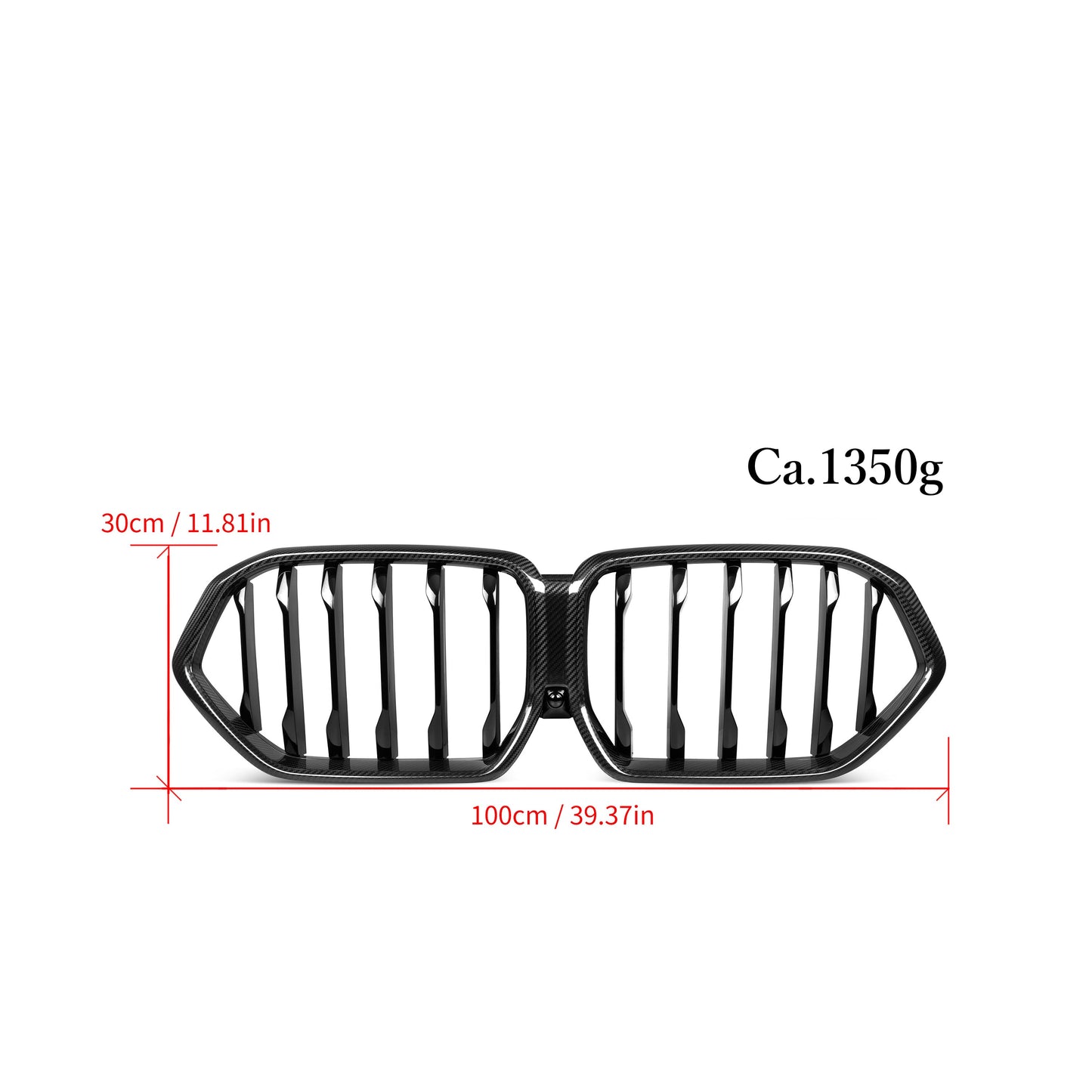 Dry Carbon Kühlergrill Nieren für BMW X6 G06 LCI & X6M F96 LCI