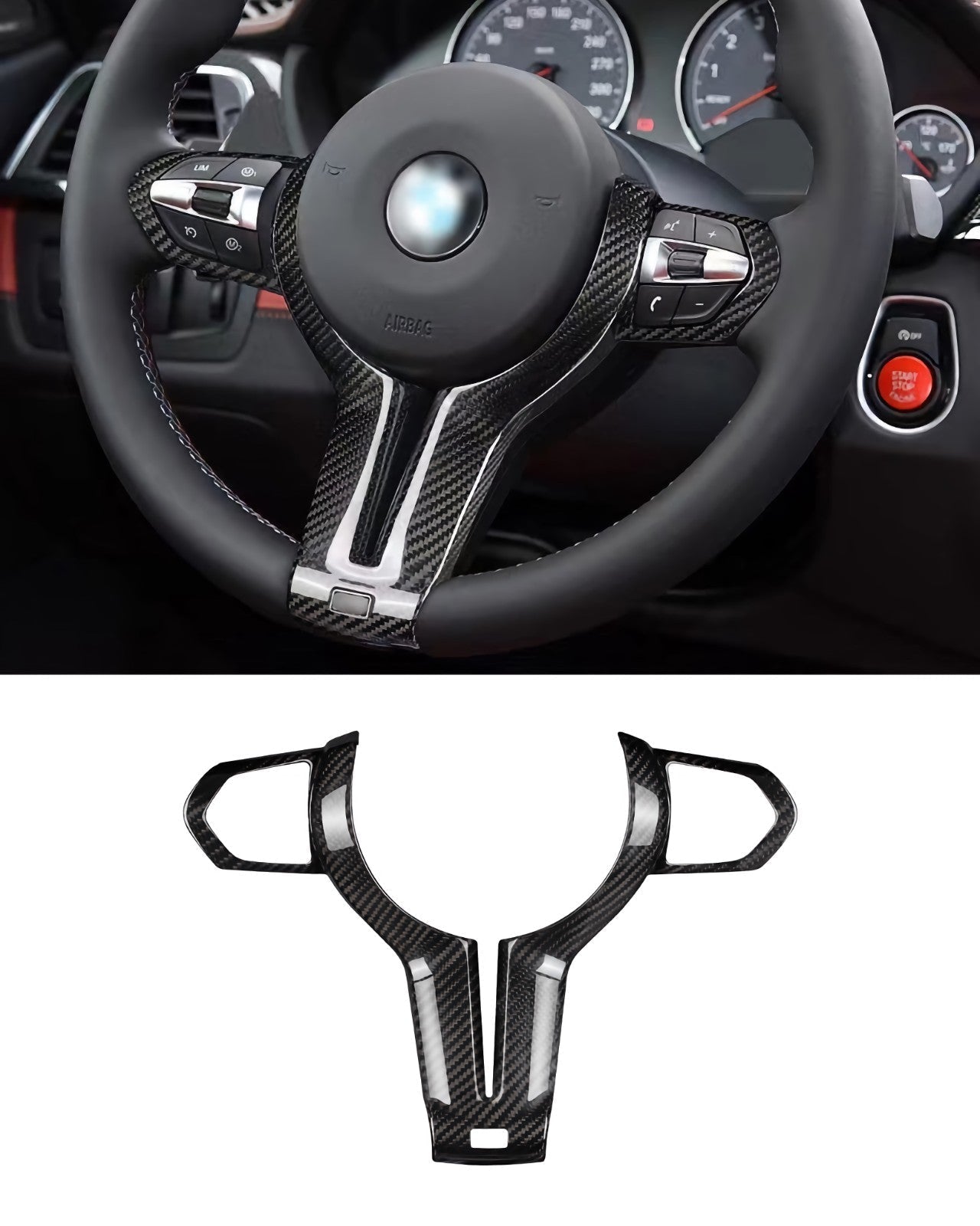 Carbon Lenkrad Blende - BMW M2/M3/M4/M5/M6/X5M/X6M