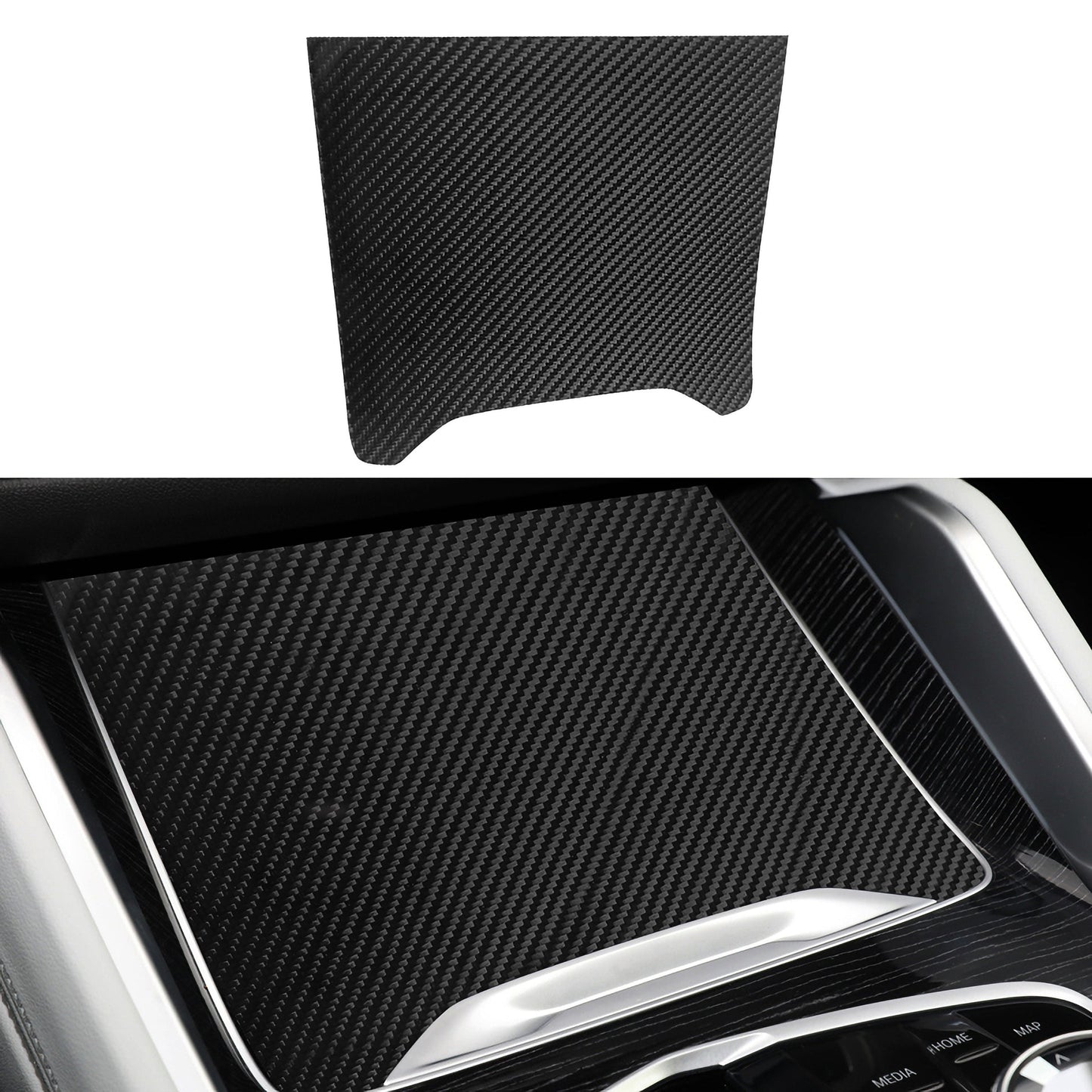 Dry Carbon Mittelkonsolen Set für BMW X6 G06 LCI / X6M F96 LCI (10-teilig)