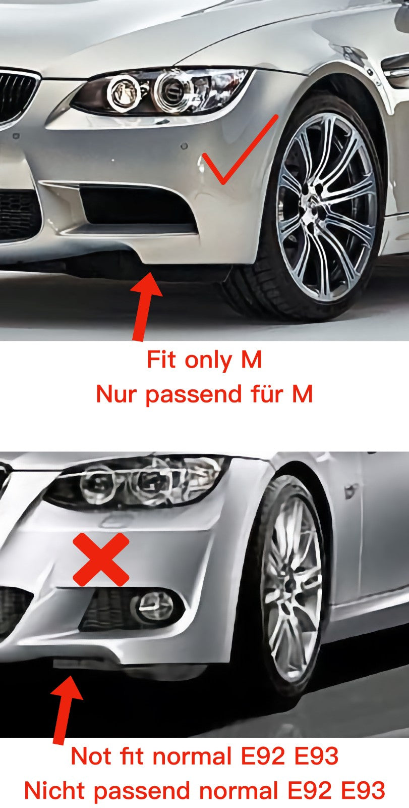 Carbon Front Flaps - BMW M3 E90 E92 E93