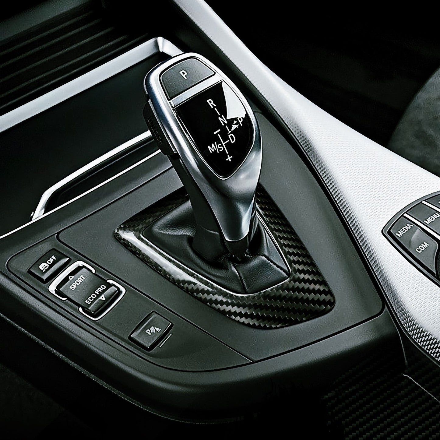 Dry CARBON Performance Schaltknauf Mittelkonsole Trim Center für BMW 1er 2er 3er 4er X1