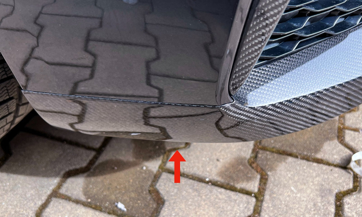 Dry CARBON Front Flaps Frontlippe für BMW G30 G31 mit M Paket vor LCI