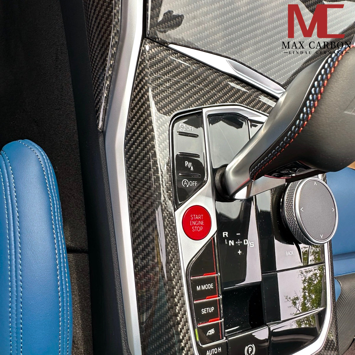 Dry Carbon Mittelkonsolen Blenden Set für BMW G20 G21 G22 G23 G26 G42 G80 G81 G82 G83 G87