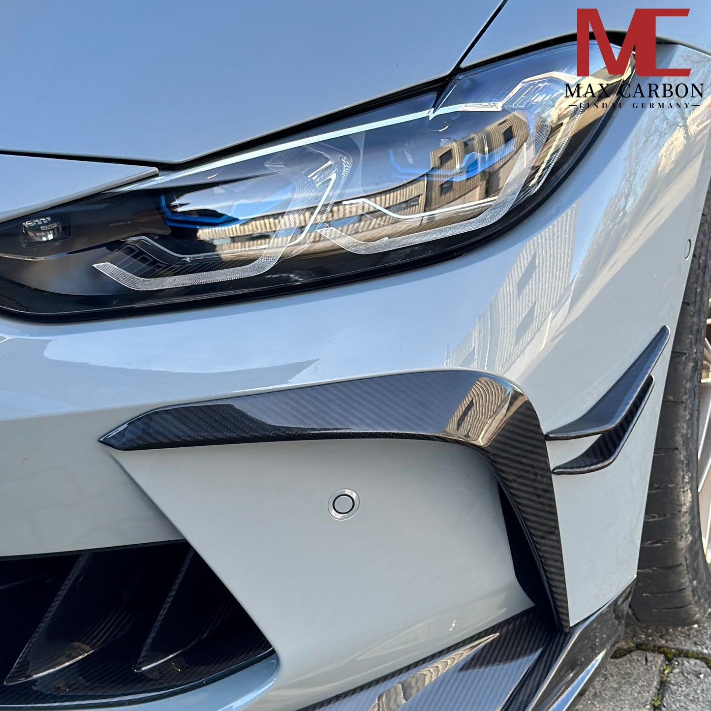 Dry Carbon Frontansatz "L-Form" für BMW M3 G80 G81 / M4 G82 G83