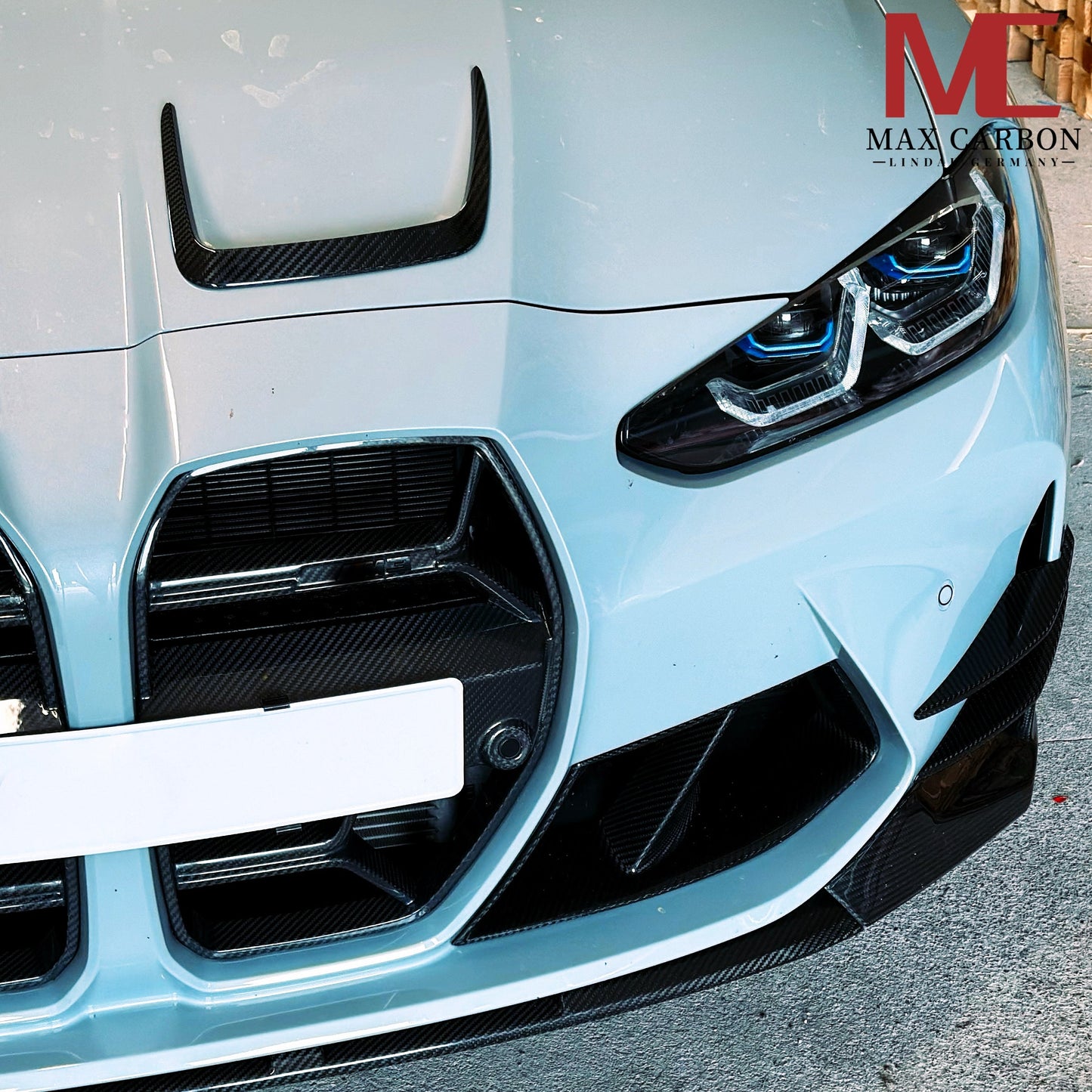 Dry Carbon Front Canards für BMW M3 G80 G81 M4 G82 G83 - VAC