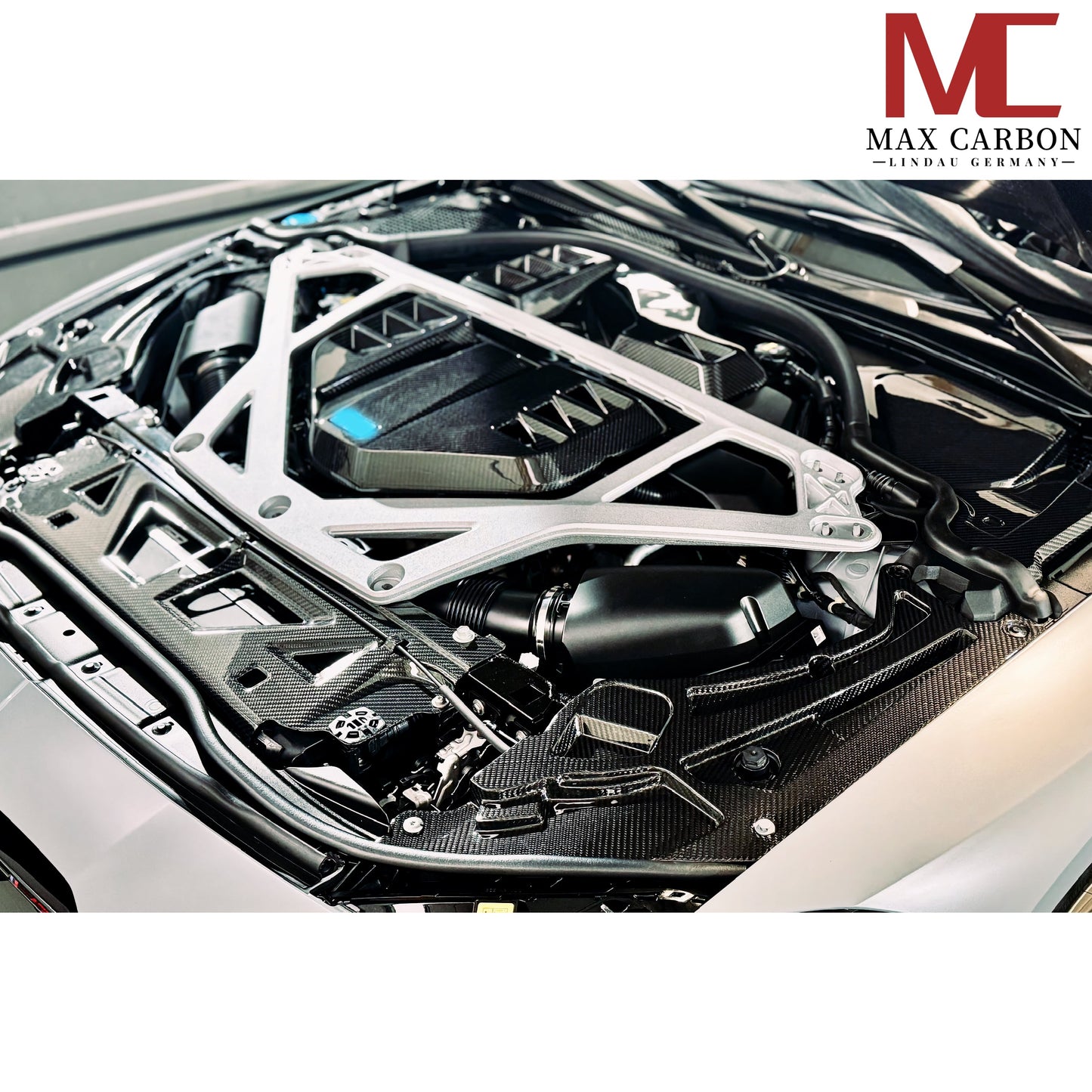 Dry Carbon Motorabdeckung (Groß) für BMW M2 G87 / M3 G80 G81 / M4 G82 G83