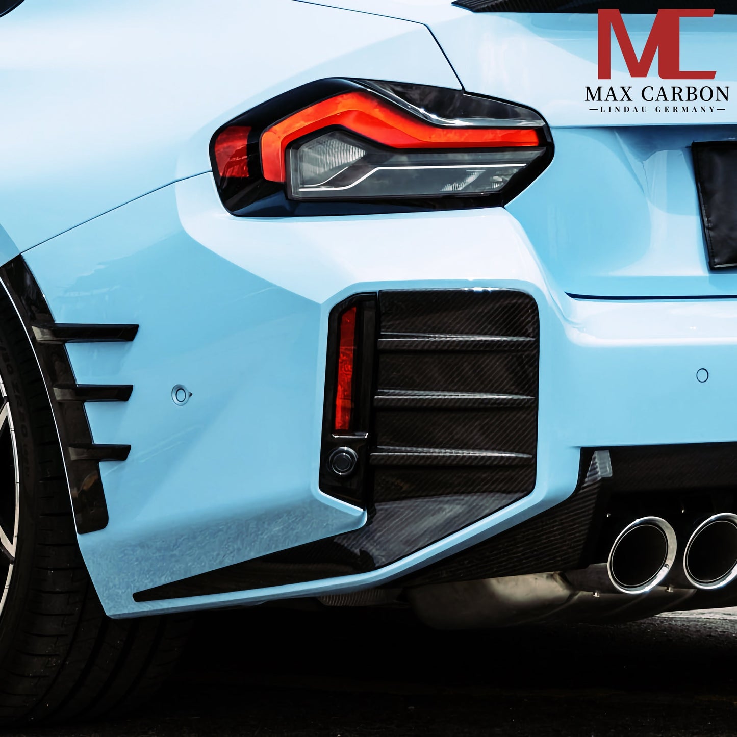 Dry Carbon Heckansatz für BMW M2 G87