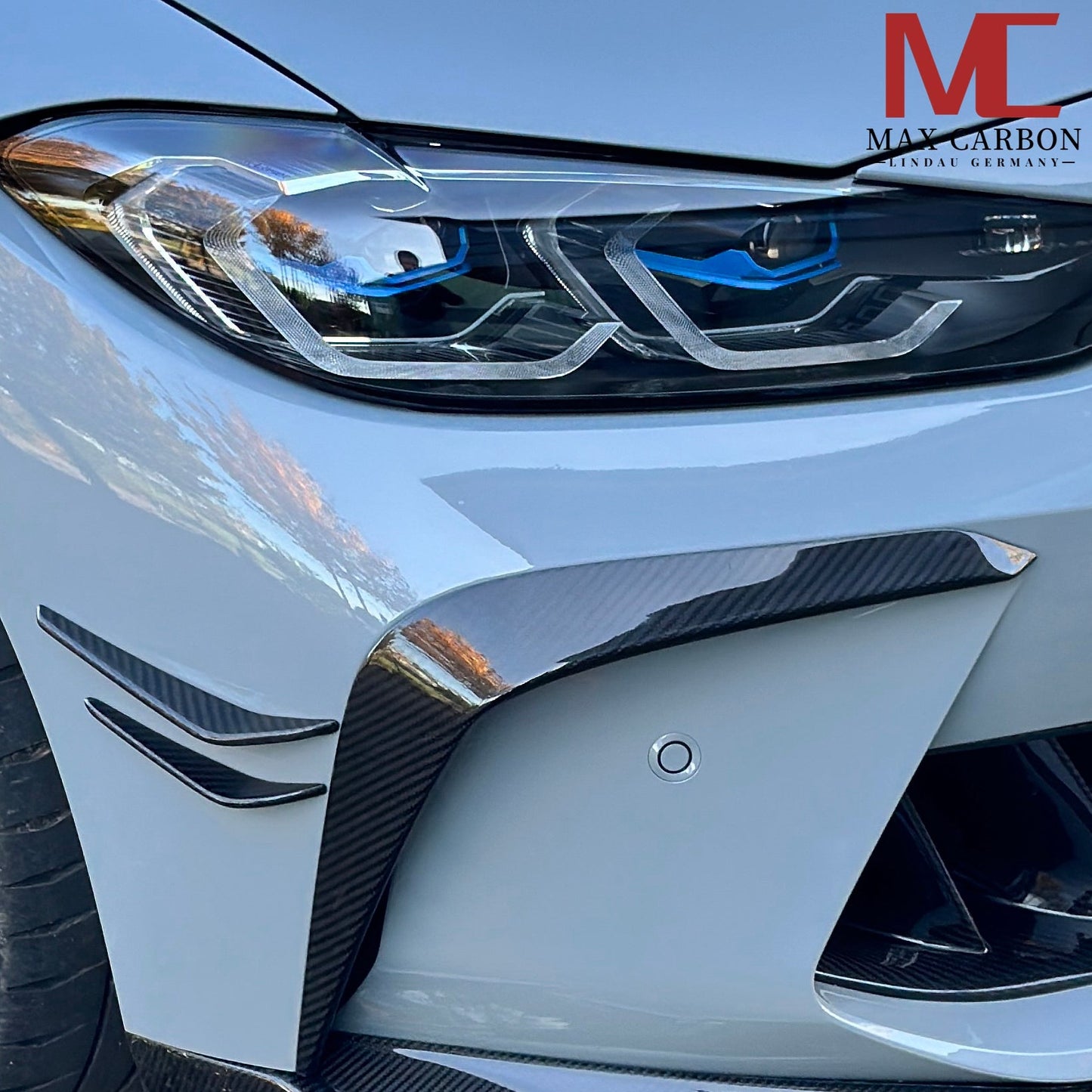 Dry Carbon Frontansatz "L-Form" für BMW M3 G80 G81 / M4 G82 G83