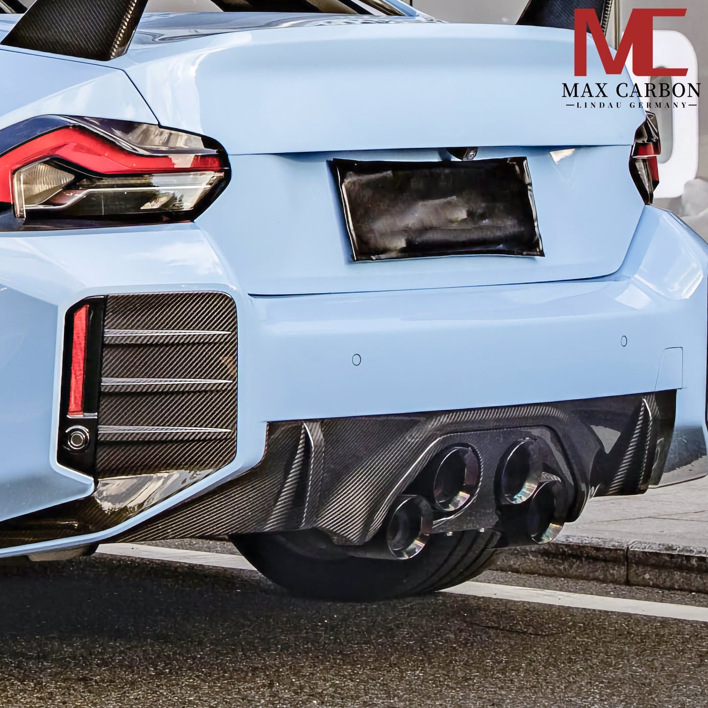 Dry Carbon Heckdiffusor für BMW M2 G87 inkl. LCI