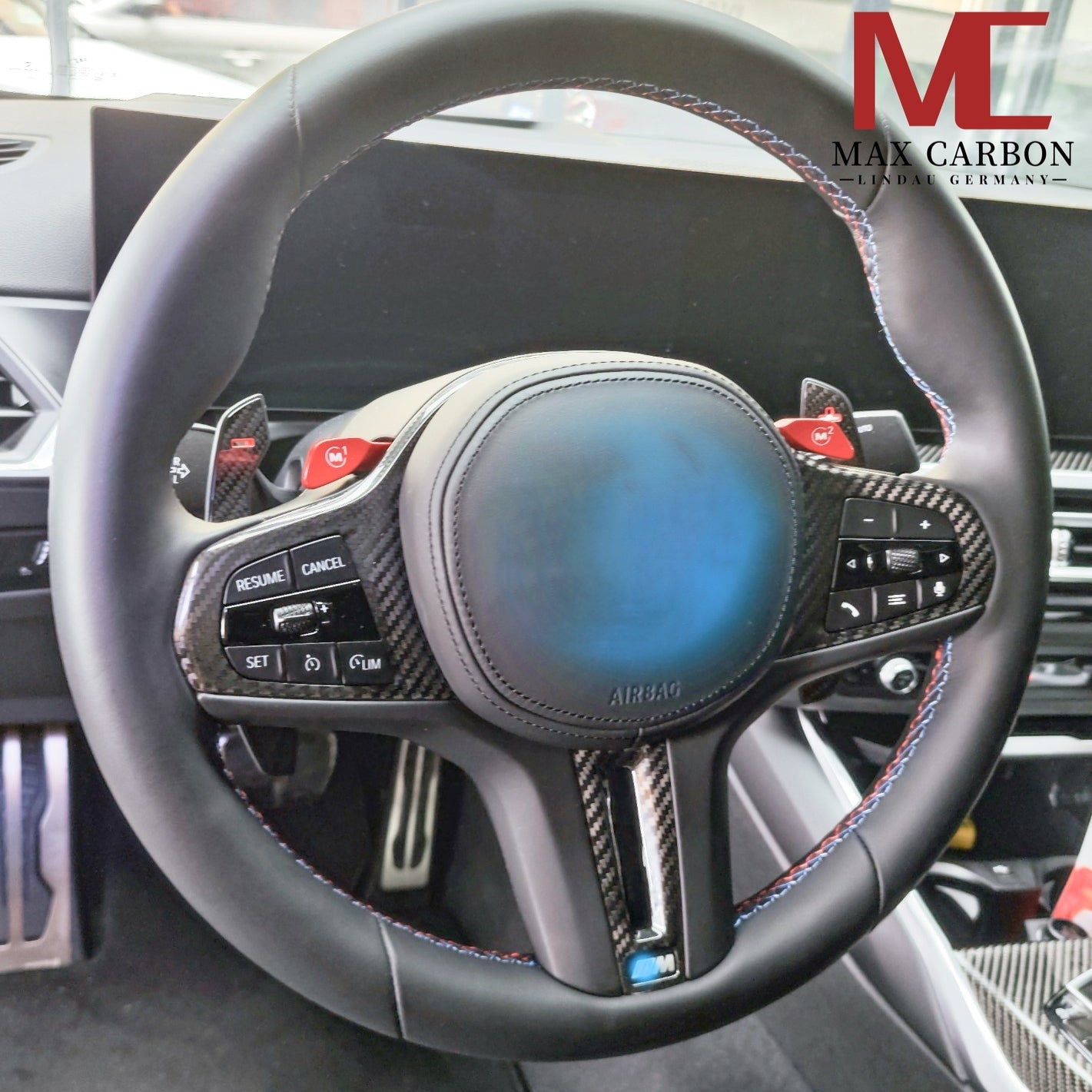 Dry Carbon Schaltwippen für BMW M2 M3 M4 M5 M8 X3M X4M X5M X6M XM X7