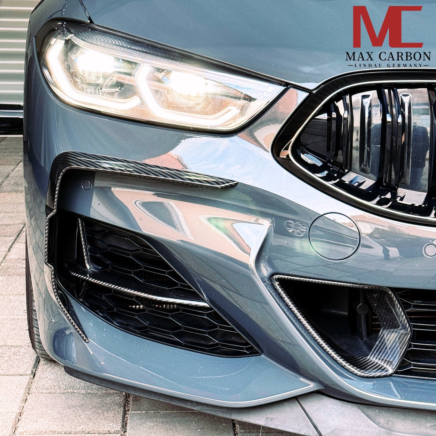 DRY CARBON PrePreg Front Lip Flick für BMW G14 G15 G16 M850i 840i 840d