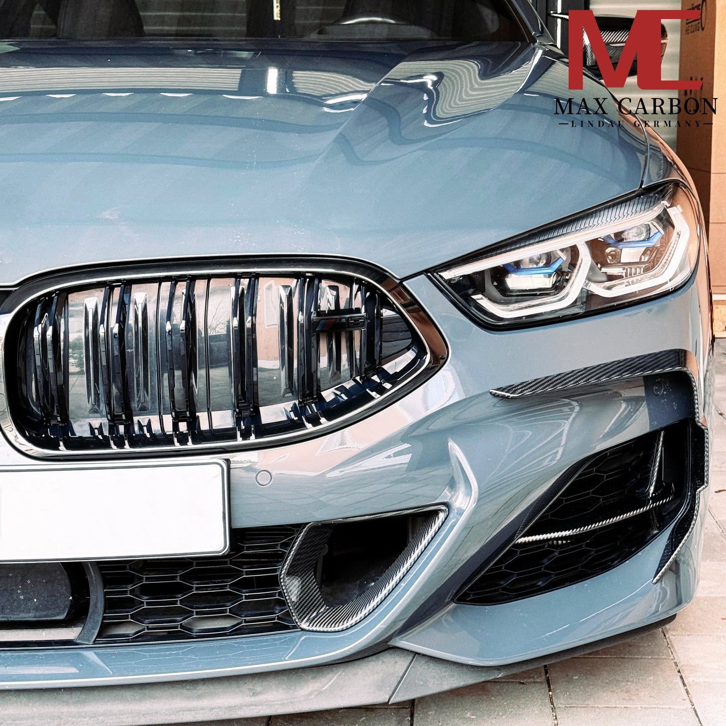 DRY CARBON PrePreg Front Lip Flick für BMW G14 G15 G16 M850i 840i 840d