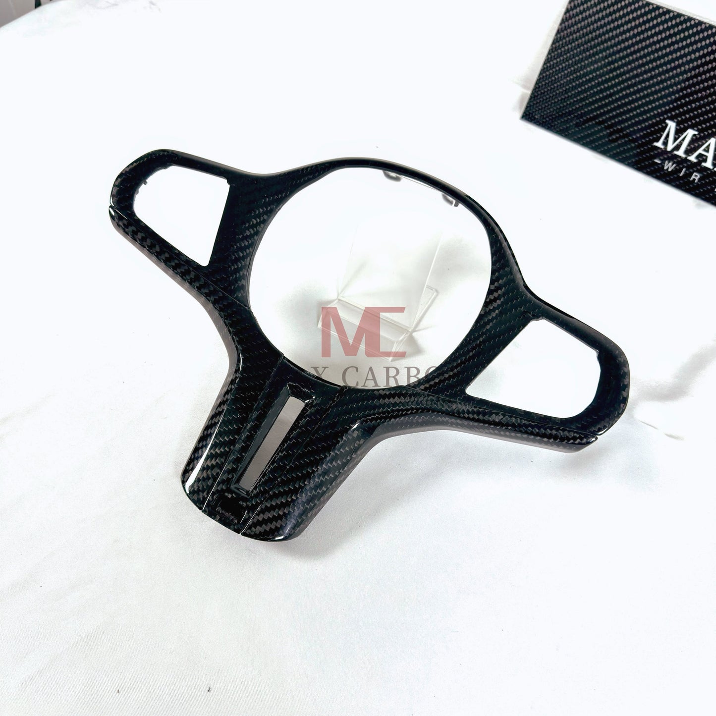 Dry Carbon Lenkrad Spange für BMW F40 F44 F46 F48 F39 G20 G21 G22 G23 G26 G80 G81 G82 G83 G42 G87