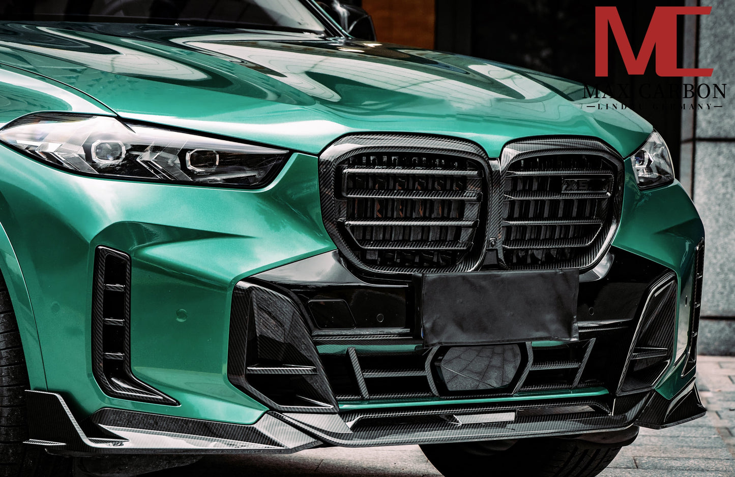 Dry Carbon Kühlergrill Nieren für BMW X5 G05 LCI