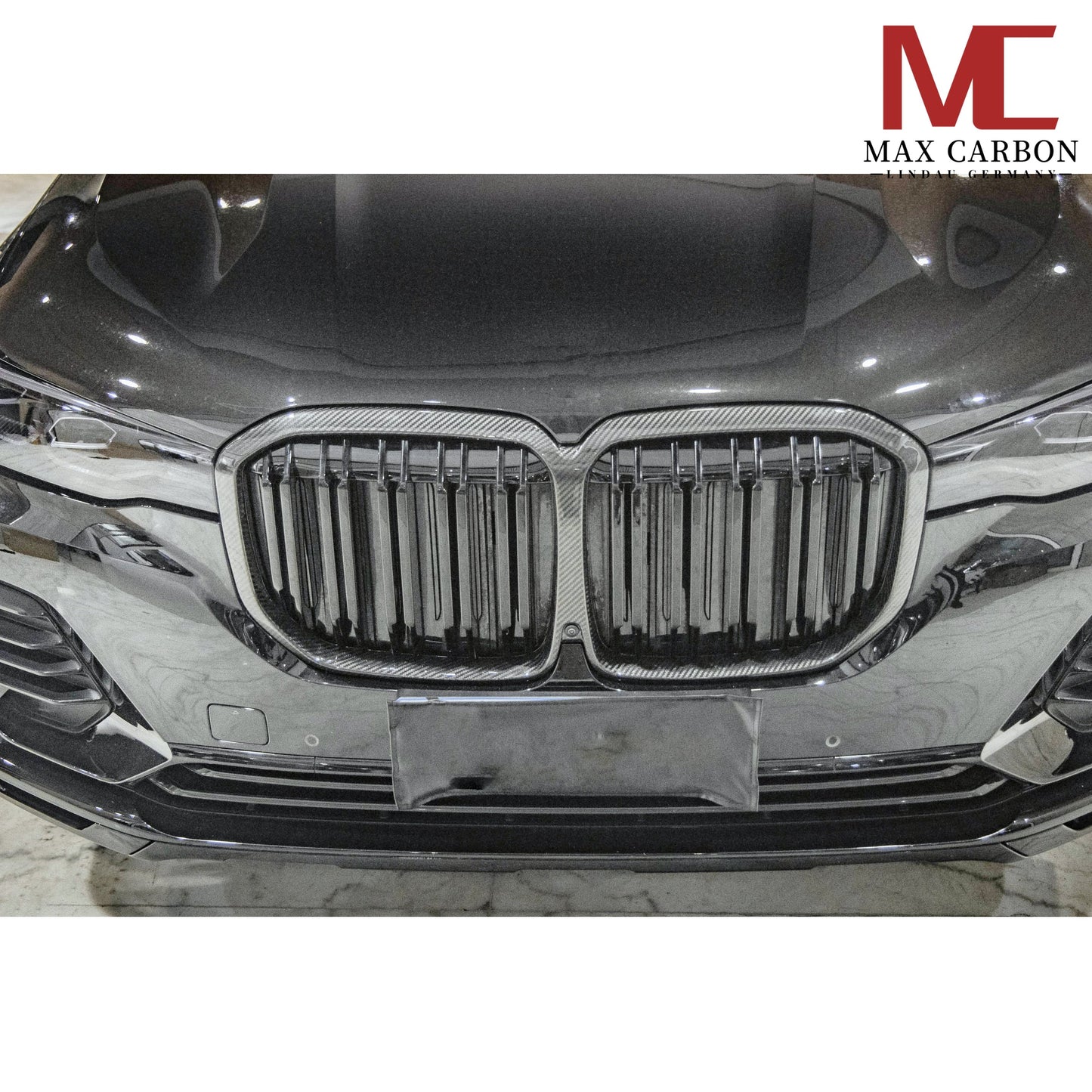 Dry Carbon Kühlergrill Nieren V1 für BMW X7 G07 Pre-LCI