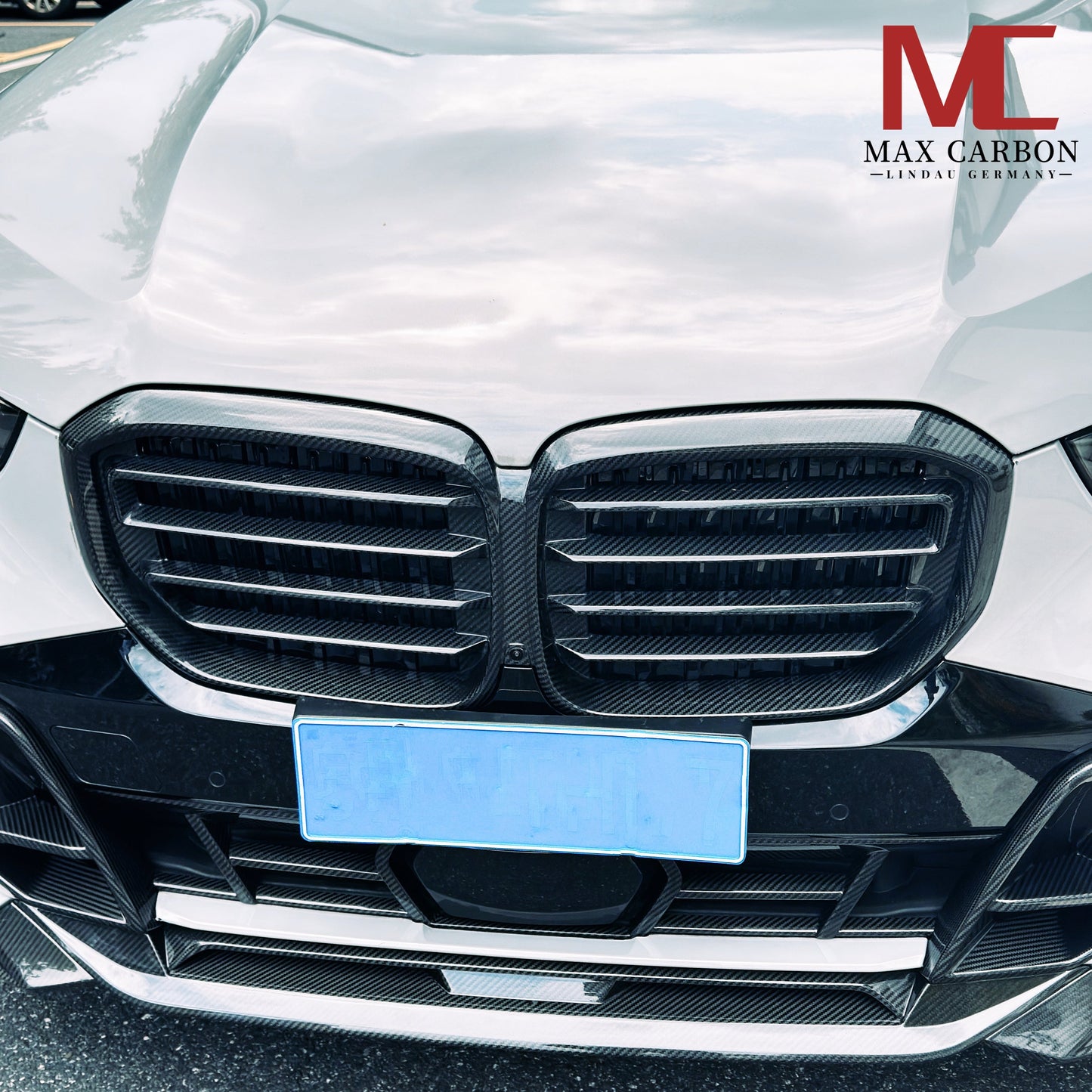 Dry Carbon Kühlergrill Nieren für BMW X5 G05 LCI
