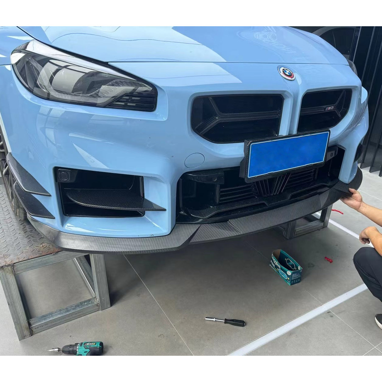Dry Carbon Frontlippe V2 für BMW M2 G87 inkl. LCI