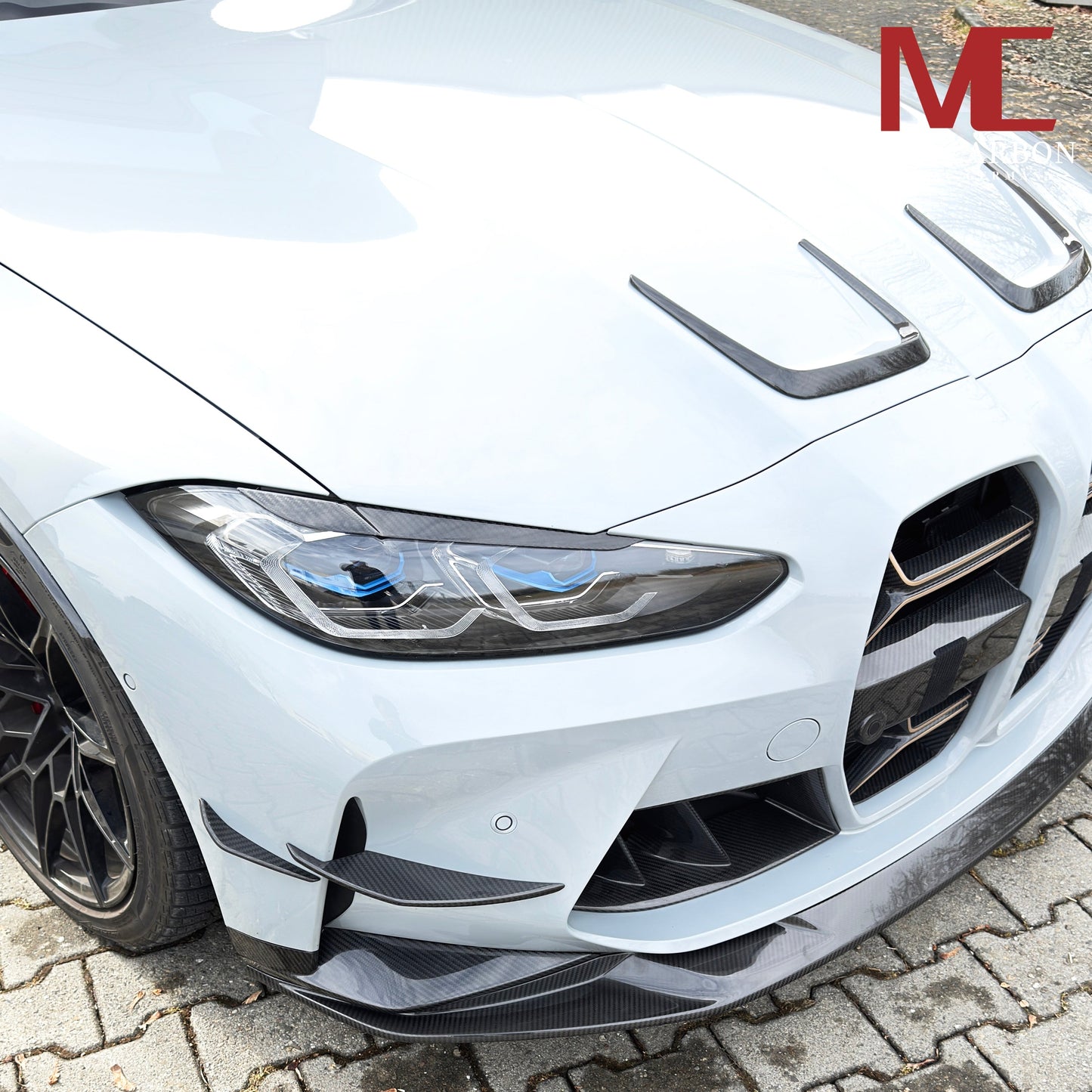 Dry Carbon Frontansatz "Ecke" für BMW M3 G80 G81 / M4 G82 G83