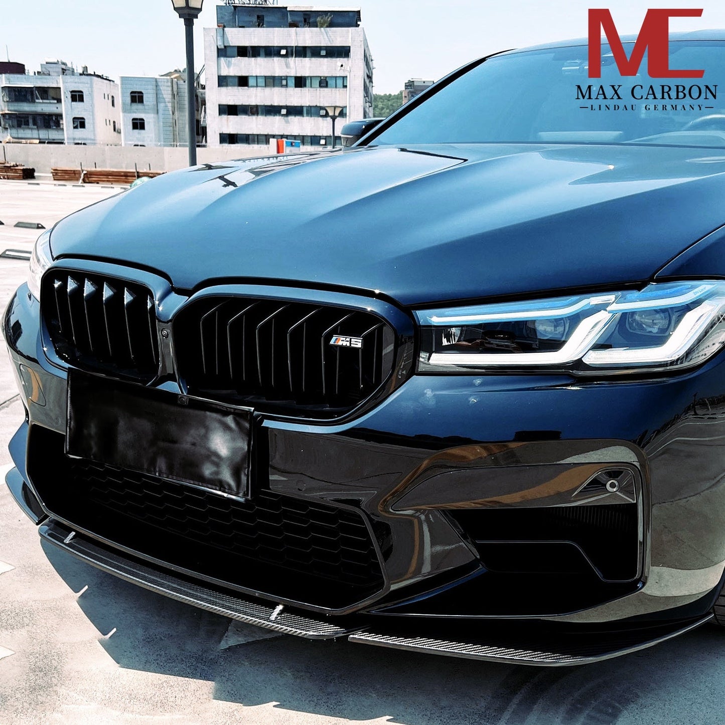 Dry Carbon Frontlippe für BMW M5 F90 LCI + Competition - V3