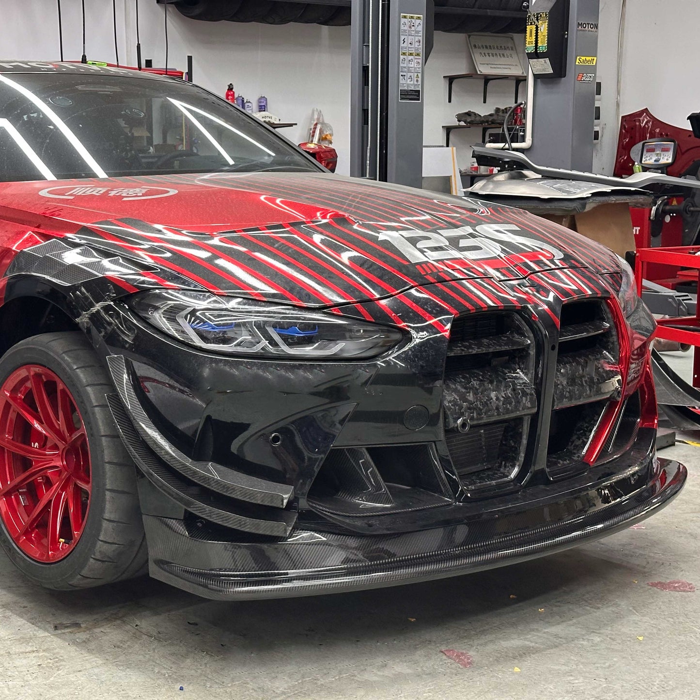 Dry Carbon Frontlippe "GT4 Style" für BMW M3 G80 G81 / M4 G82 G83