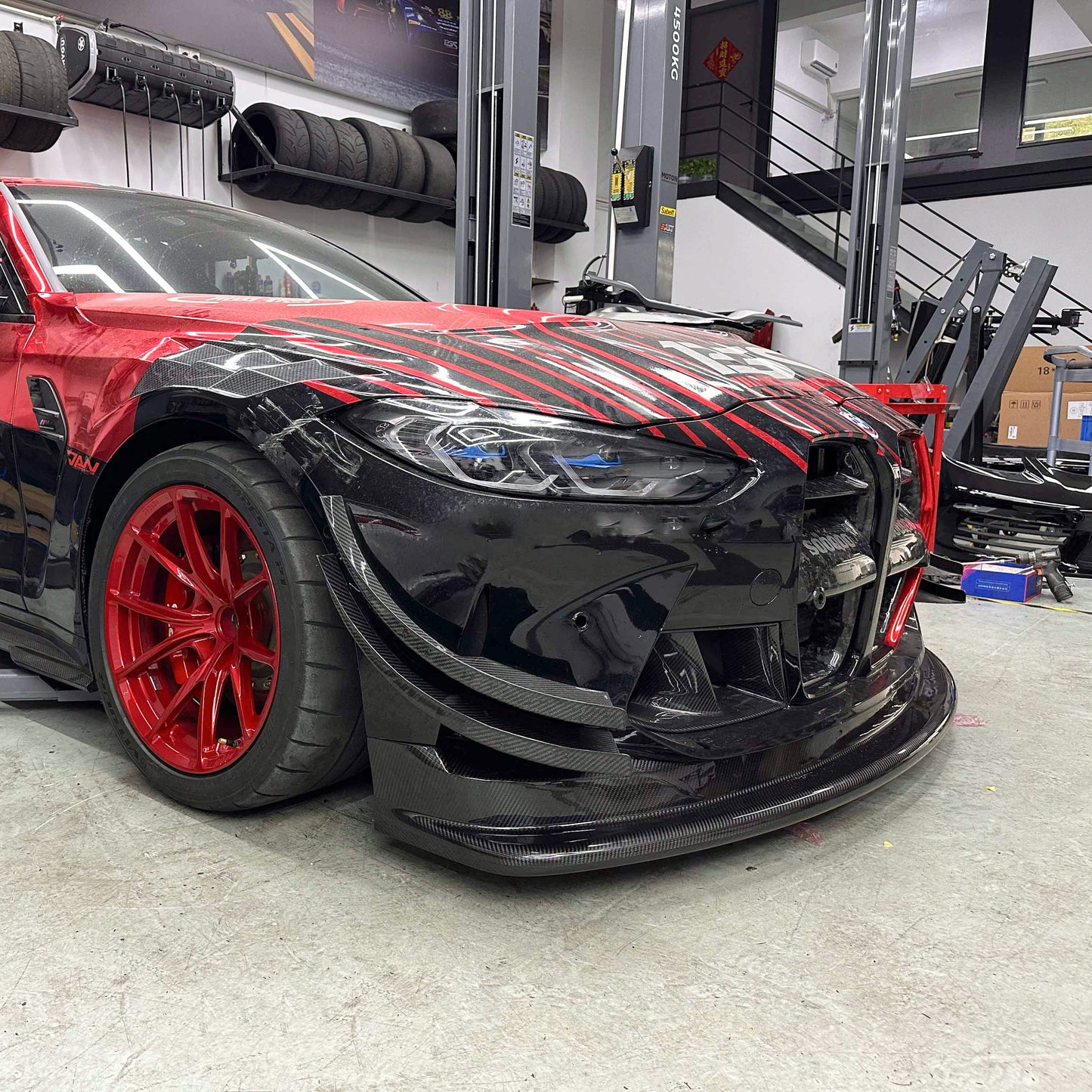 Dry Carbon Frontlippe "GT4 Style" für BMW M3 G80 G81 / M4 G82 G83
