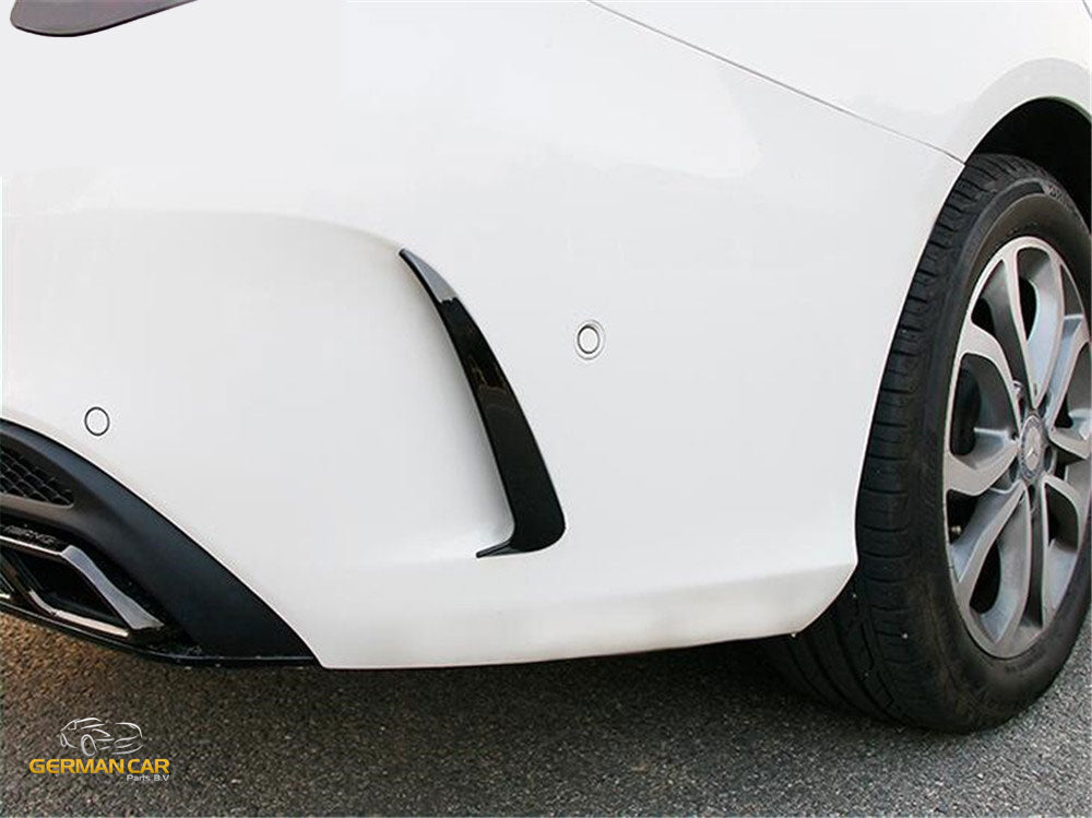 FLICS AERO FLAPS SCHWARZ PASST FÜR MERCEDES W205 C-KLASSE