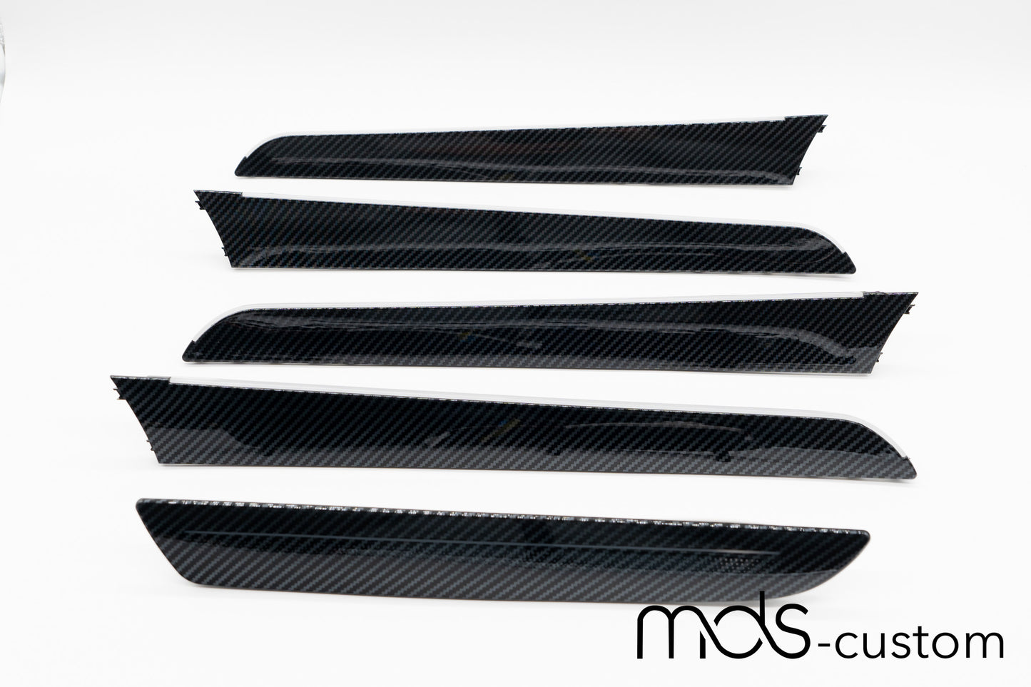 Audi A4 B8 Ambientebeleuchtung Carbon-Optik | 30 Farben App-Steuerung