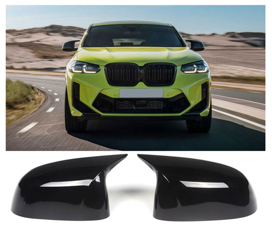 Spiegelkappen hochglanz schwarz Sport passend für BMW X3 X4 X5 X6 X7 G01 G02 G05 G06 G07