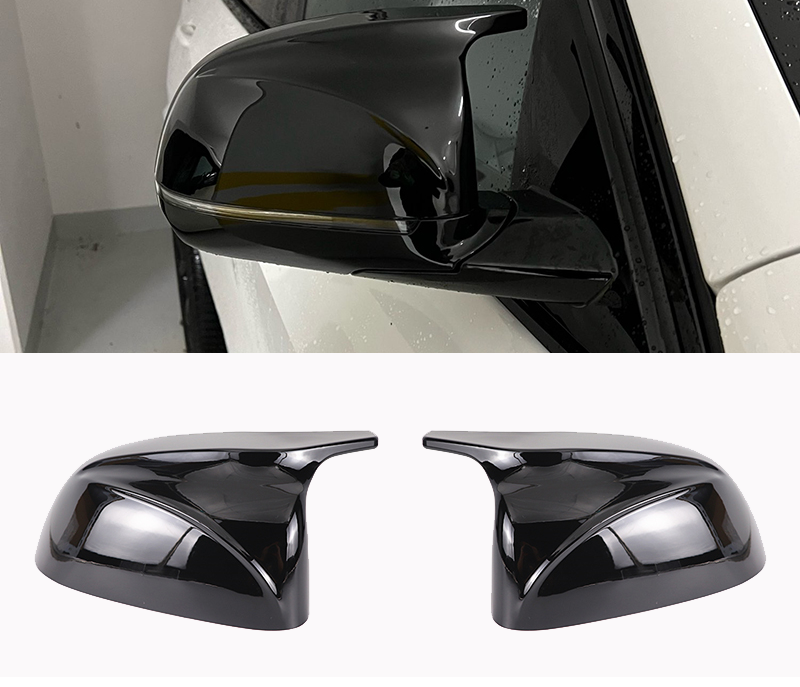 Spiegelkappen hochglanz schwarz Sport zum Austausch passt für BMW X3 G01 X4 G02 X5 G05 X6 G06 X7 G07