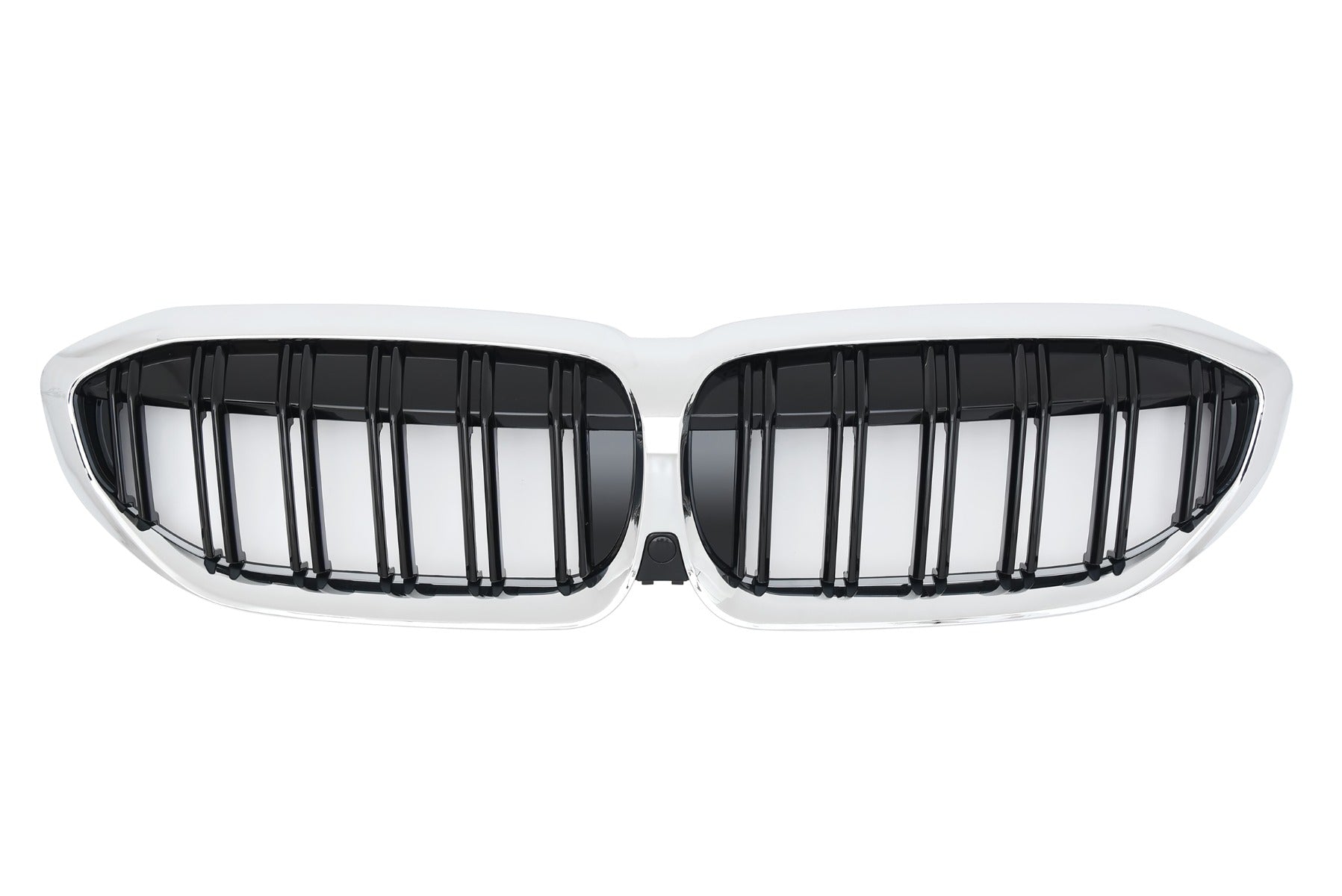 Sport Nierengrill Doppelsteg schwarz Chrom für BMW 3er G20 G21 2019-2022 vor-LCI