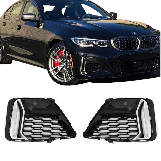 Stoßstangengitter M340i Optik Chrom für BMW 3er G20 G21 M-Sport vor-LCI 2019-2022