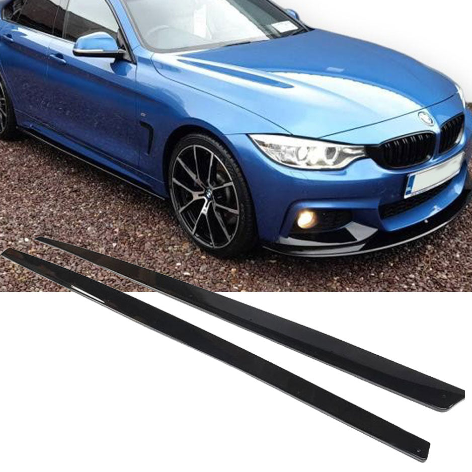 Seitenschweller Set hochglanz schwarz für BMW 3er F34 GT