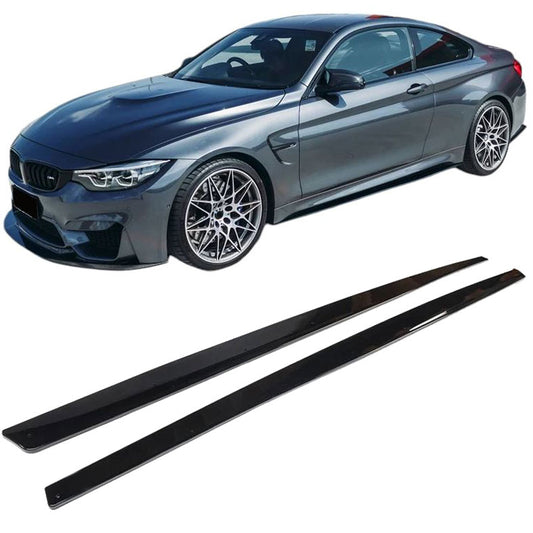 Seitenschweller hochglanz schwarz für BMW F80 M3 F82 F83 M4