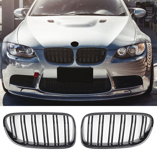 Sport Nierengrill Doppelsteg hochglanz schwarz für BMW 3er E92 E93 LCI 2010-2013