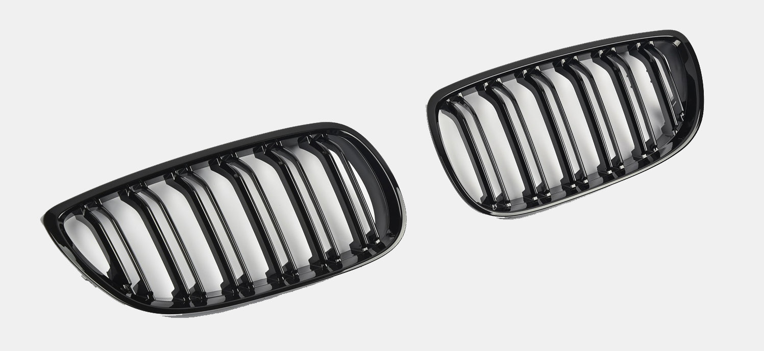 Sport Nierengrill Doppelsteg hochglanz schwarz für BMW 3er E92 E93 M3 09/2006-2013