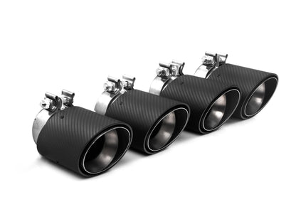Dry Carbon Auspuffblenden / Endrohre "OEM-Style" für BMW M5 G90 & M5 G99