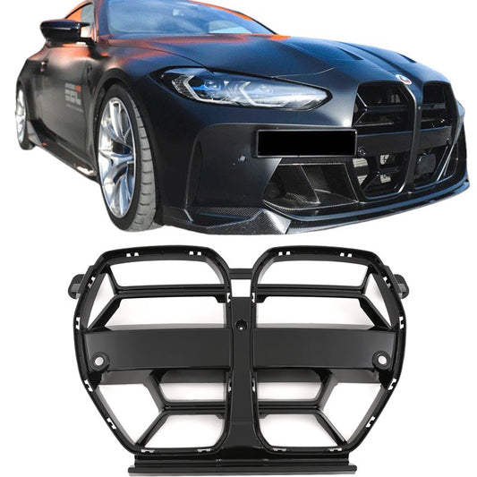 Sport Nierengrill Glanz Schwarz für BMW M3 G80/G81 & M4 G82/G83