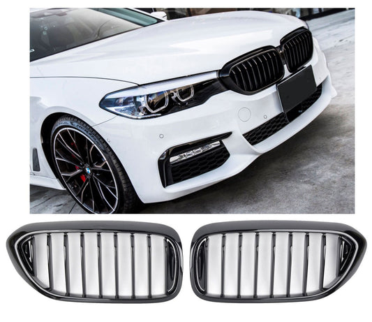 Sport Nierengrill Hochglanz Schwarz für BMW 5er G30 G31 2017-2020